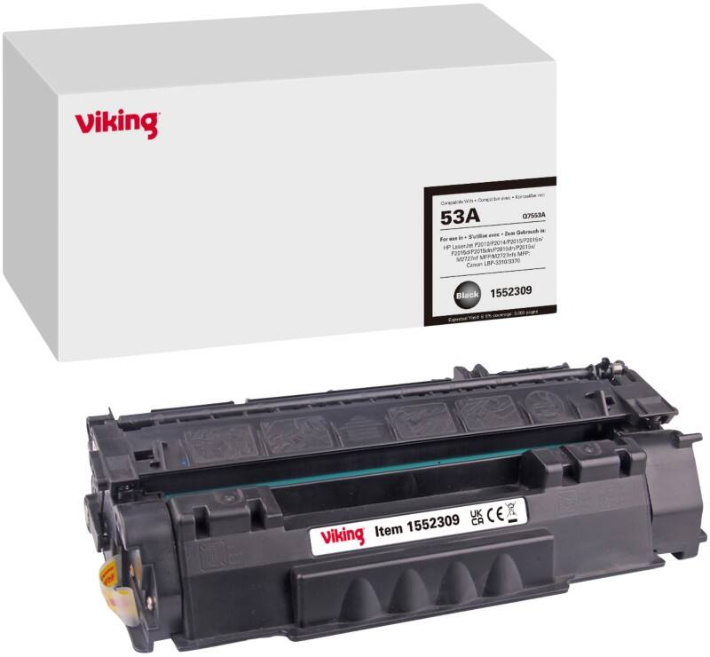Viking 53A Kompatibel HP Tonerkartusche Q7553A Schwarz