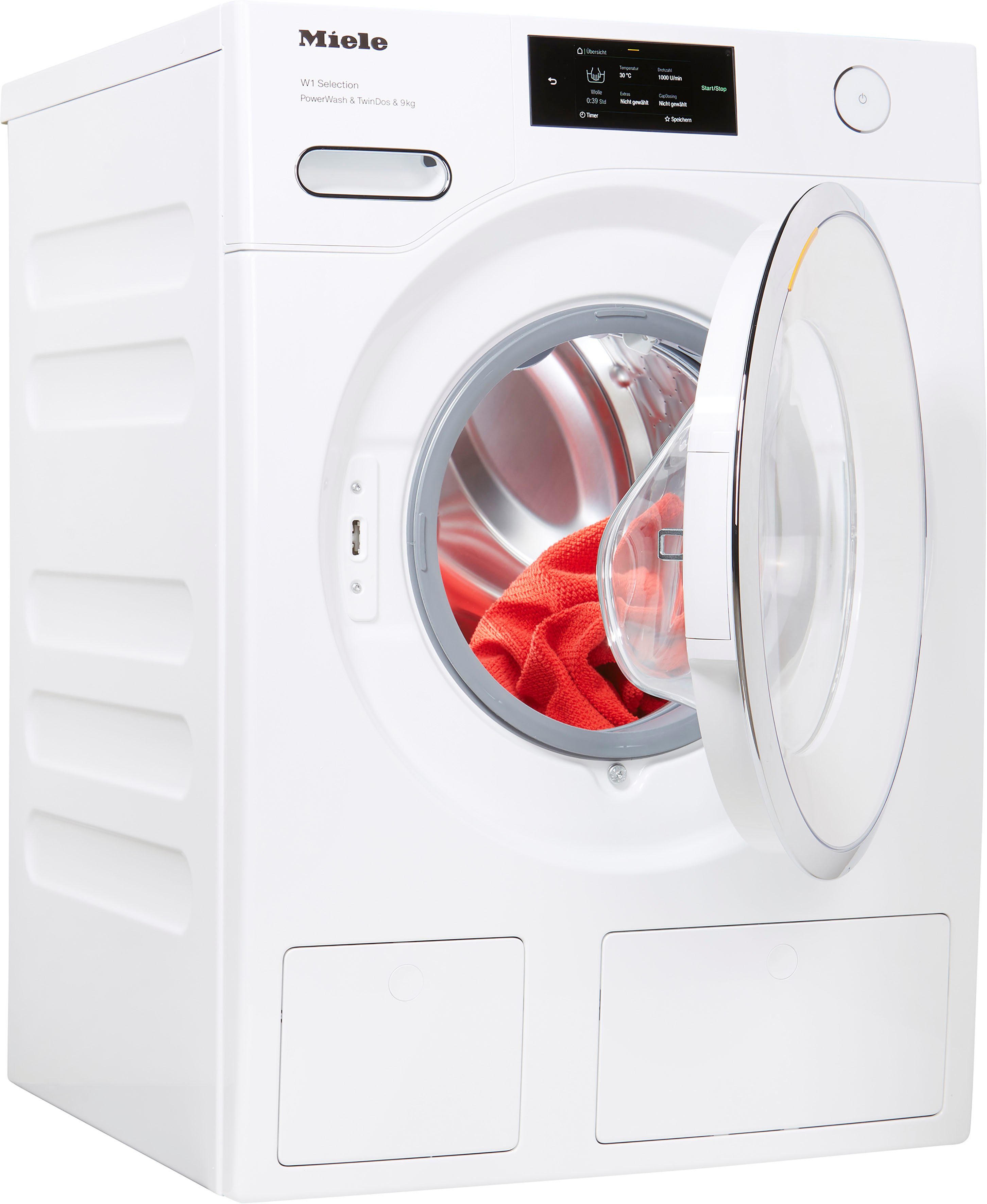 Miele Waschmaschine WSR863 WPS PWash&TDos&9kg, 9 kg, 1600 U/min, Waschassistent - nennt Ihnen das beste Programm für Ihre Textilien