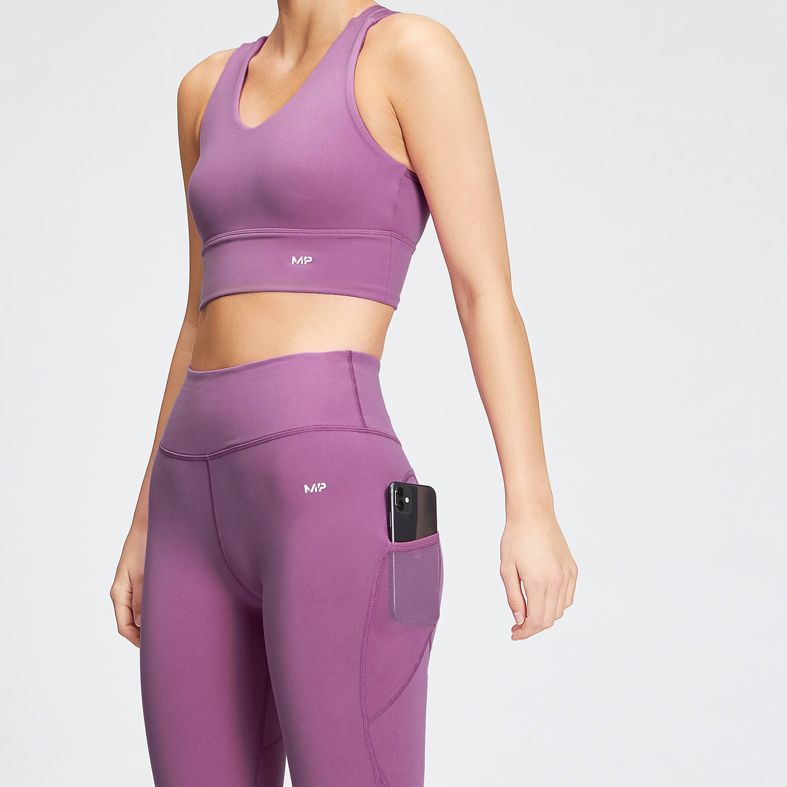 Legging en maille filet MP Power pour femmes – Orchidée
