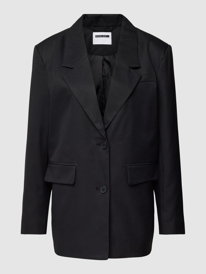 Blazer mit Reverskragen Modell 'MILLA' in schwarz