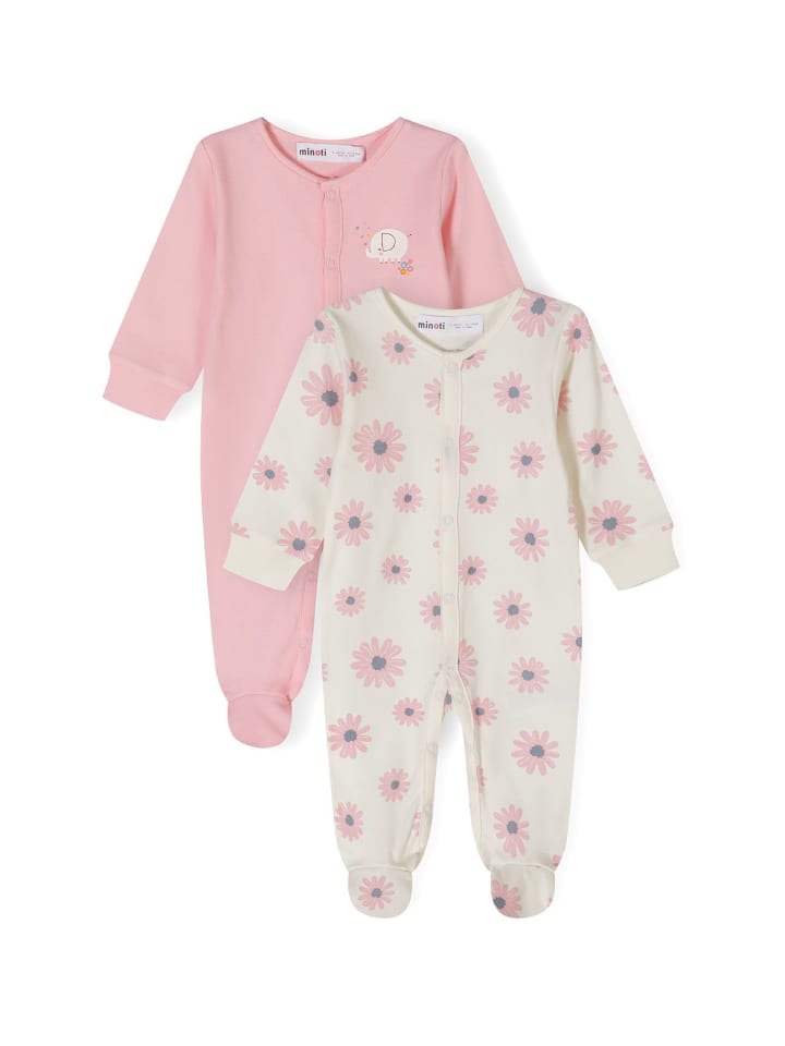 Minoti 2er. Set: Strampler 24babypack20 in hellpink günstig kaufen