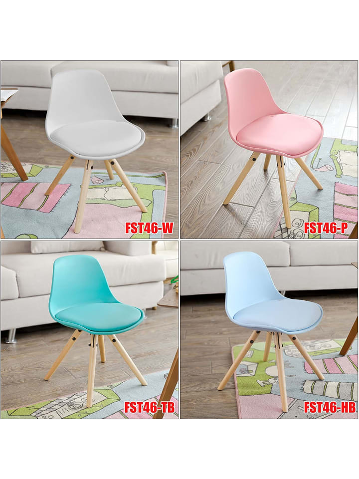 SoBuy Kinderstuhl in Weiß - (B)37 x (H)56 x (T)34cm günstig kaufen onesize