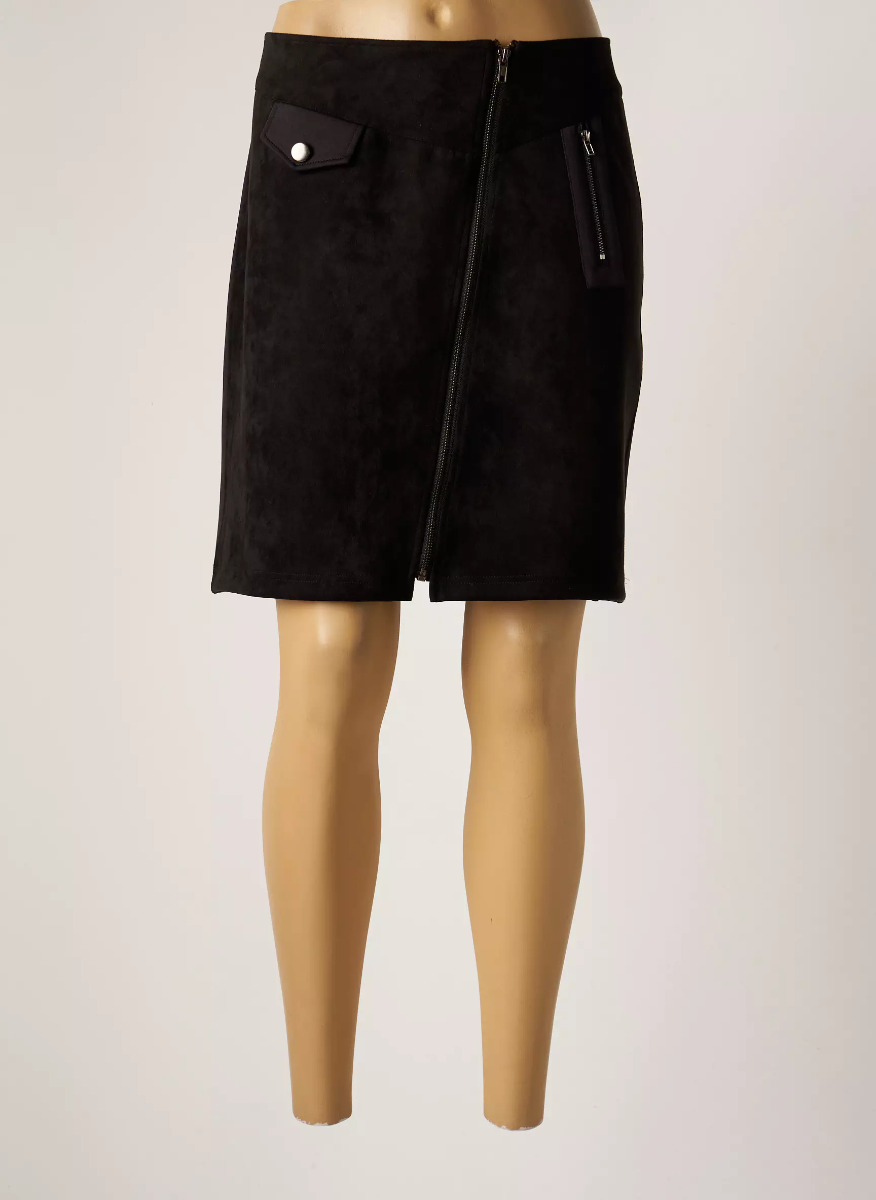 Huit Six Sept Jupes Courtes Femme couleur noir