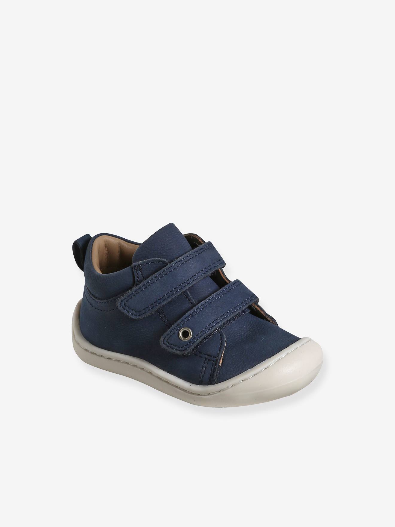 Vertbaudet Baby Lauflern-Boots mit Klett - blau