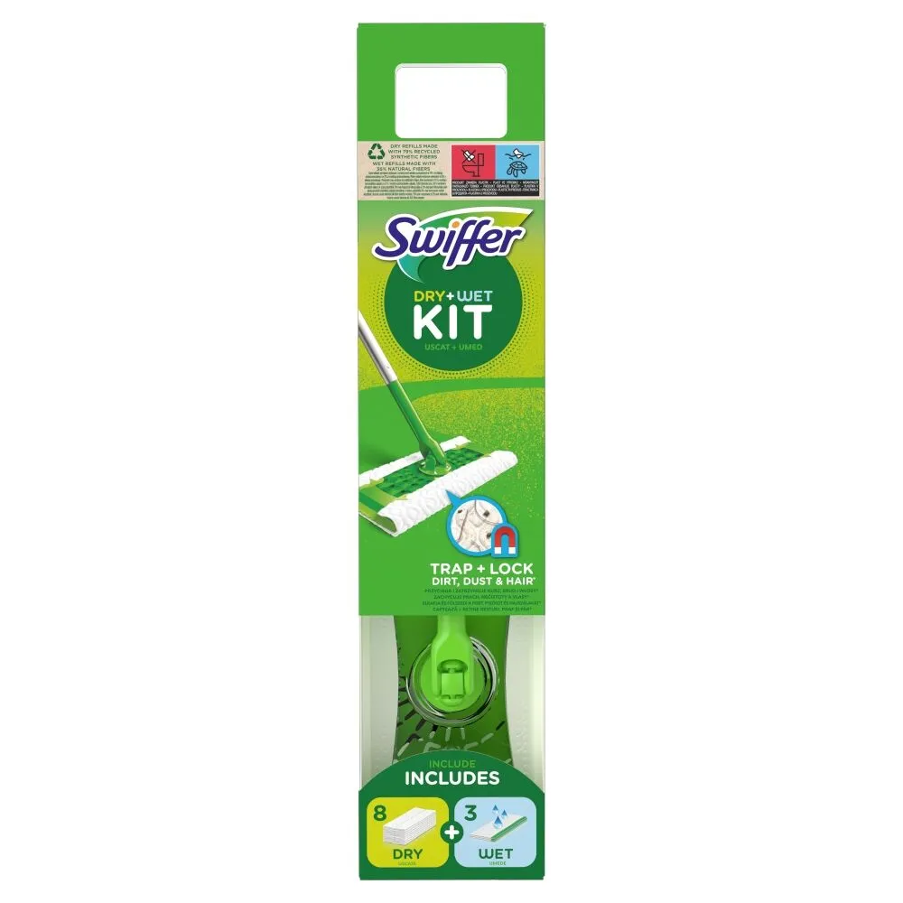 „Swiffer Mop + Dry“ papildymai