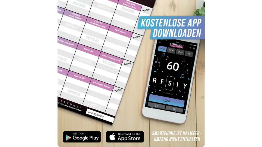 Denkriesen - STADT LAND VOLLPFOSTEN® - PARTY EDITION - 