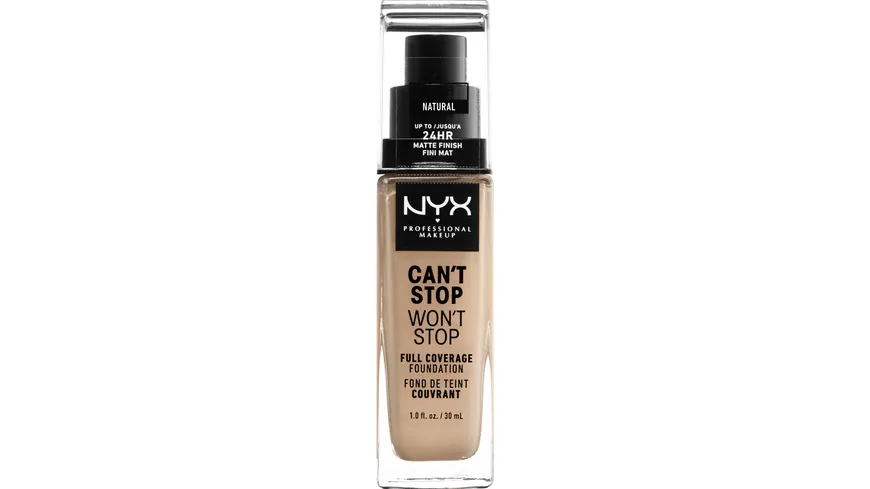NYX PROFESSIONAL MAKEUP Can't Stop Won't Stop Foundation 30 ml 7 - natural