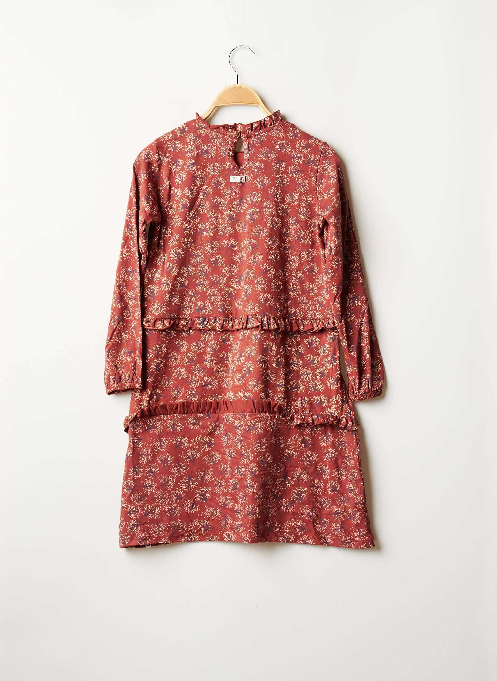 Noppies Robes Mi Longues Fille couleur marron