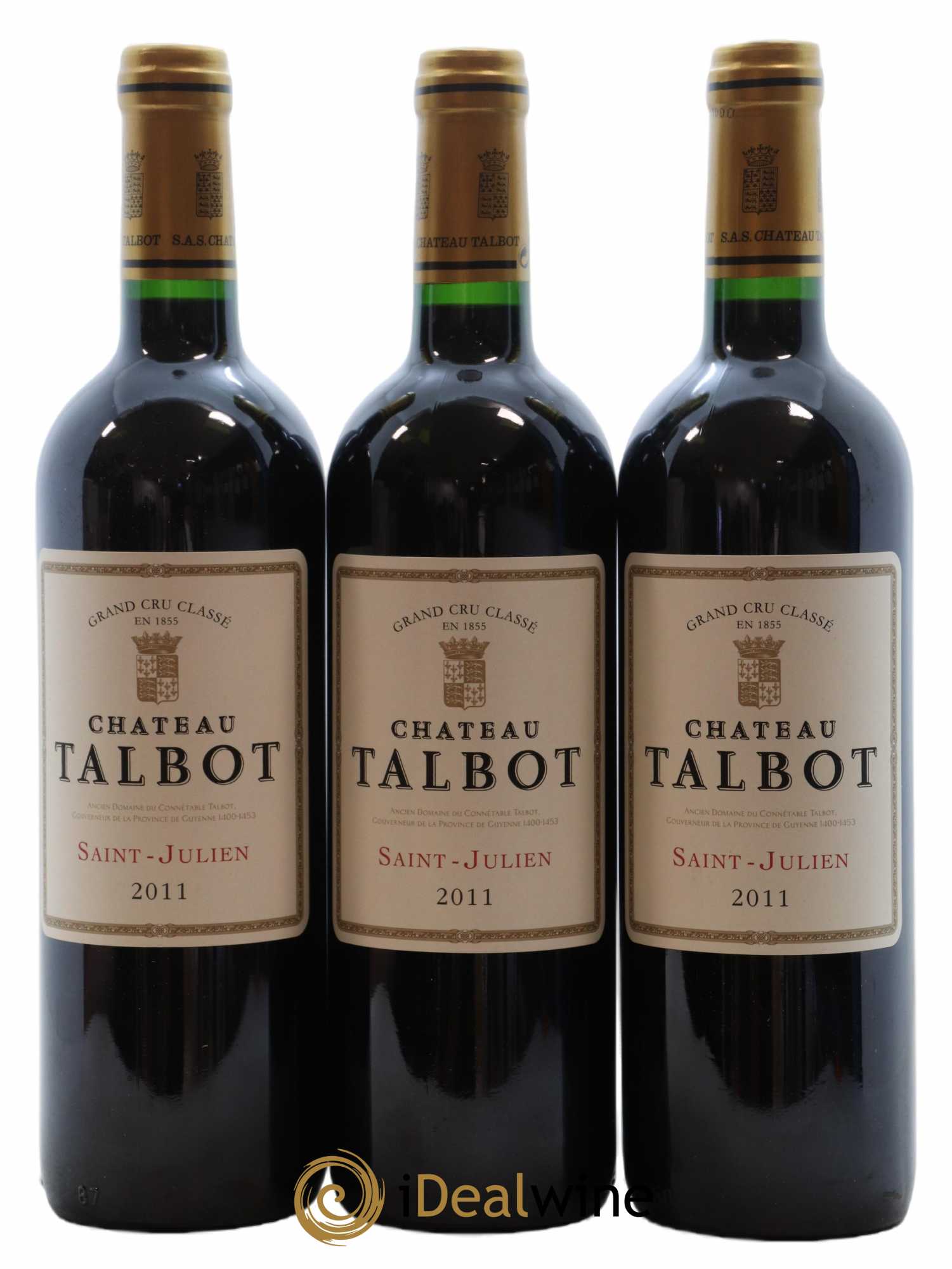 Château Talbot 4ème Grand Cru Classé  2011 - Lot de 12 Bouteilles