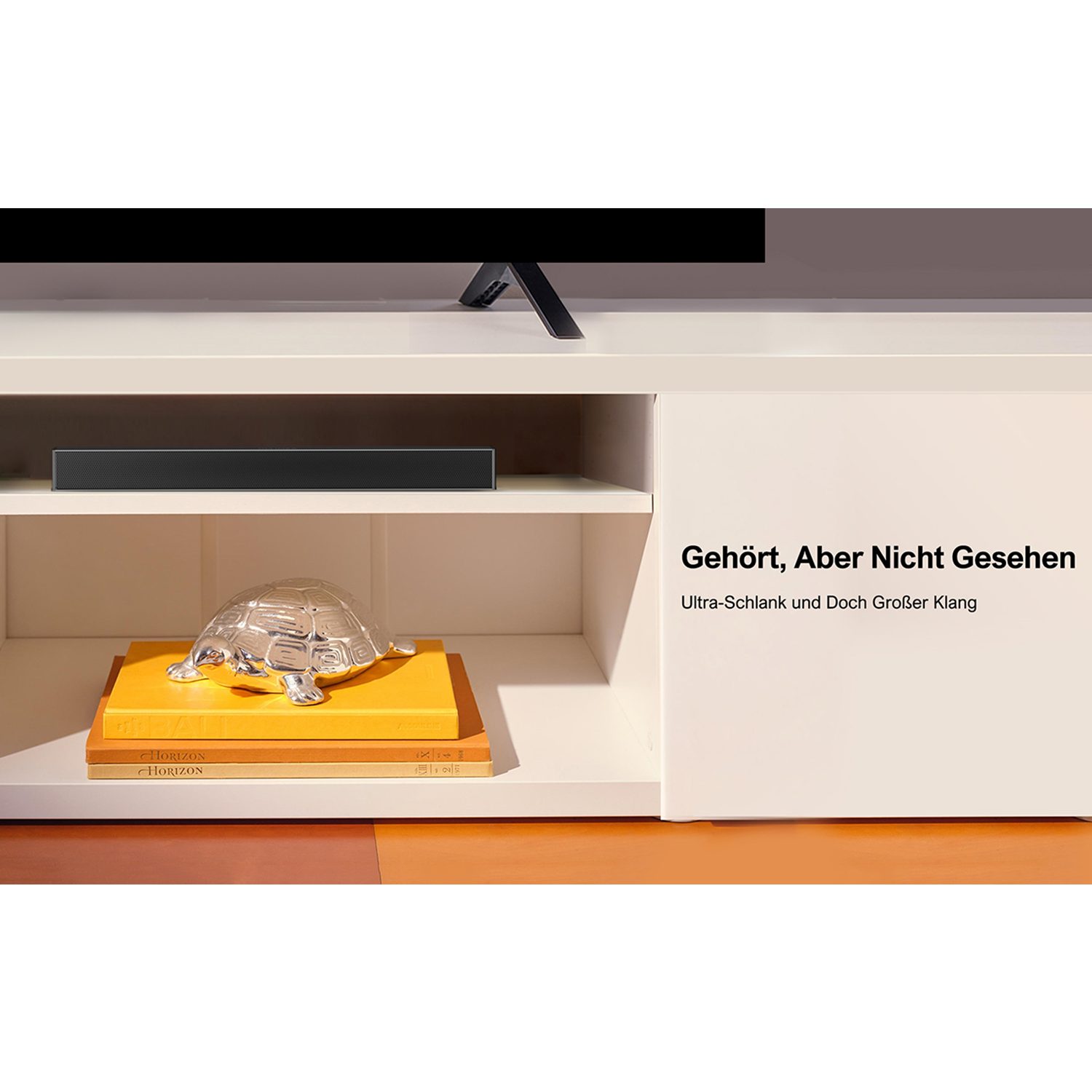 Ultimea Nova S40 2.1 Soundbar (5,25'' Tieftöner, BASSMAX, Schlanken 3,8-cm-Design)