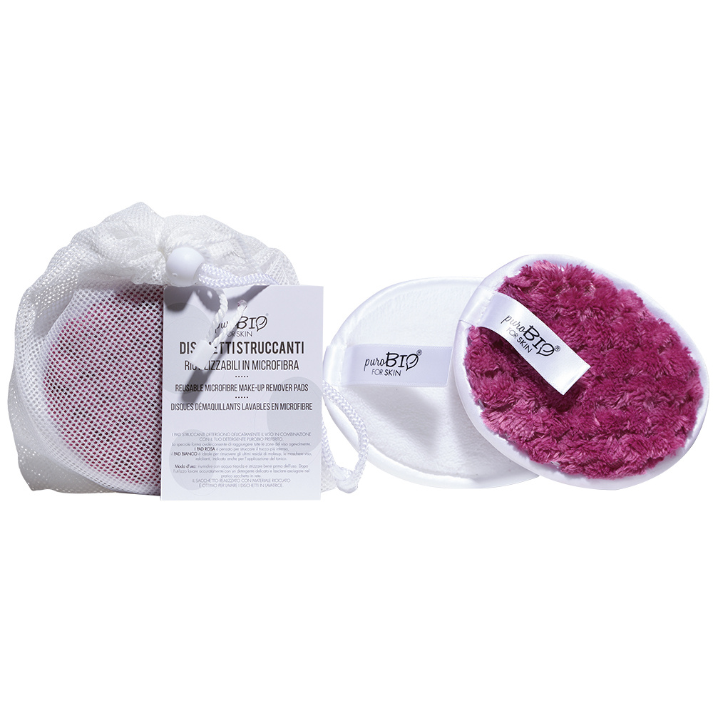 Purobio Disques démaquillants Disques démaquillants en microfibres