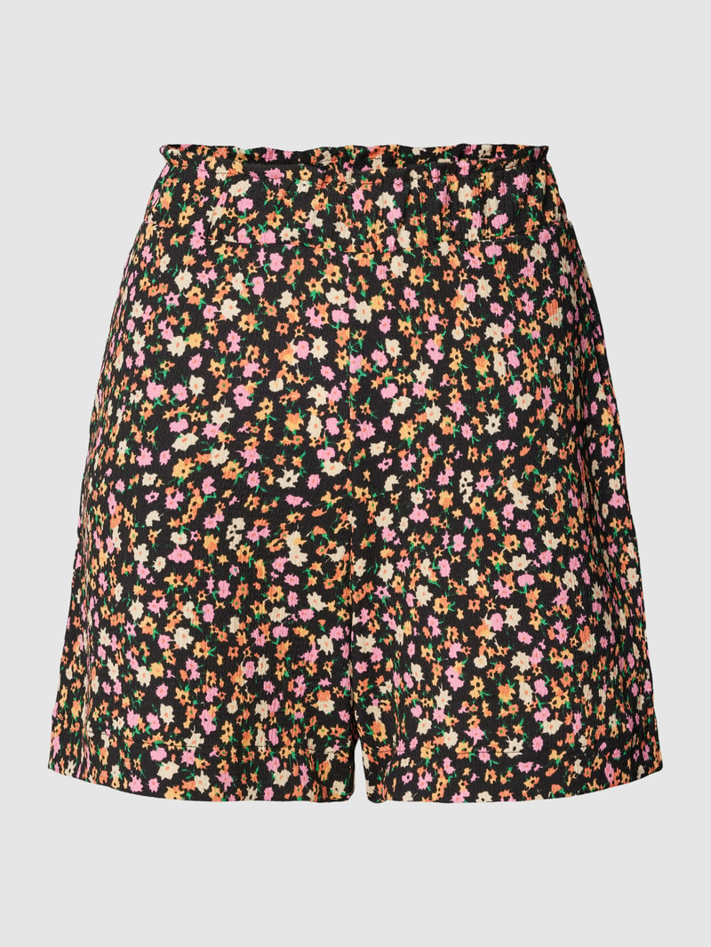 Shorts mit Allover-Muster Modell 'EASY' in pink