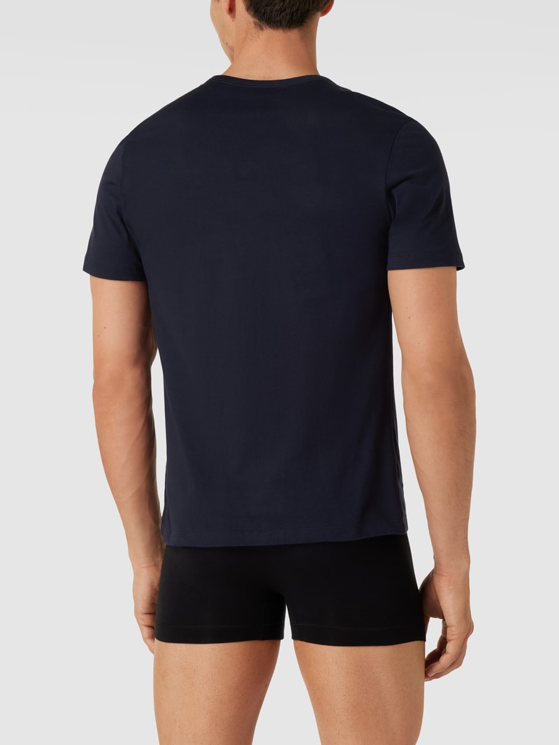 T-Shirt mit Label-Stitching im 3er-Pack Modell 'Classic' in anthrazit