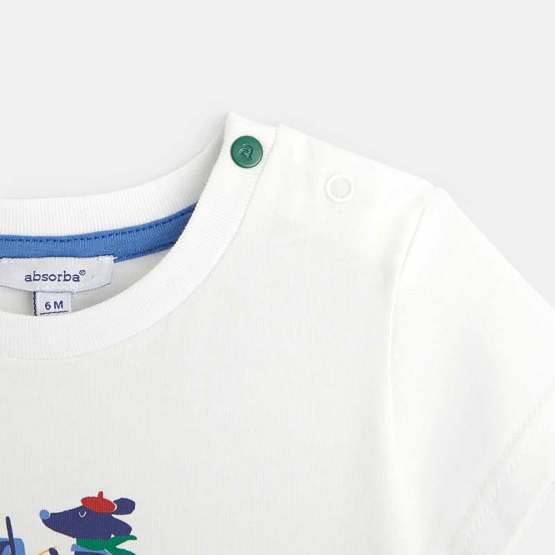 Combicourt bébé garçon rayé Absorba