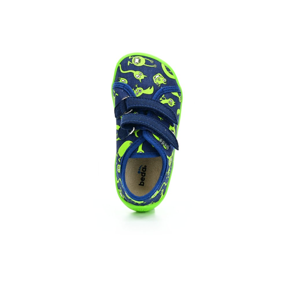 Beda Monsters (BFN 170040/TEX/W) Barfußsneaker