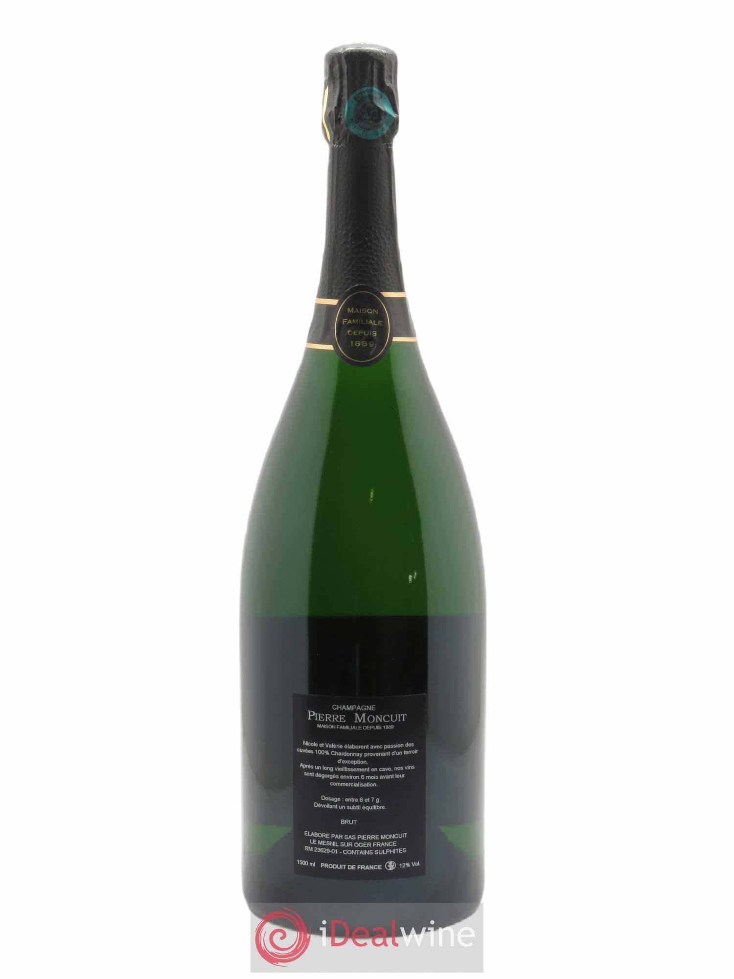 Pierre Moncuit-Delos Grand Cru Brut Pierre Moncuit   - Lot de 1 Magnum