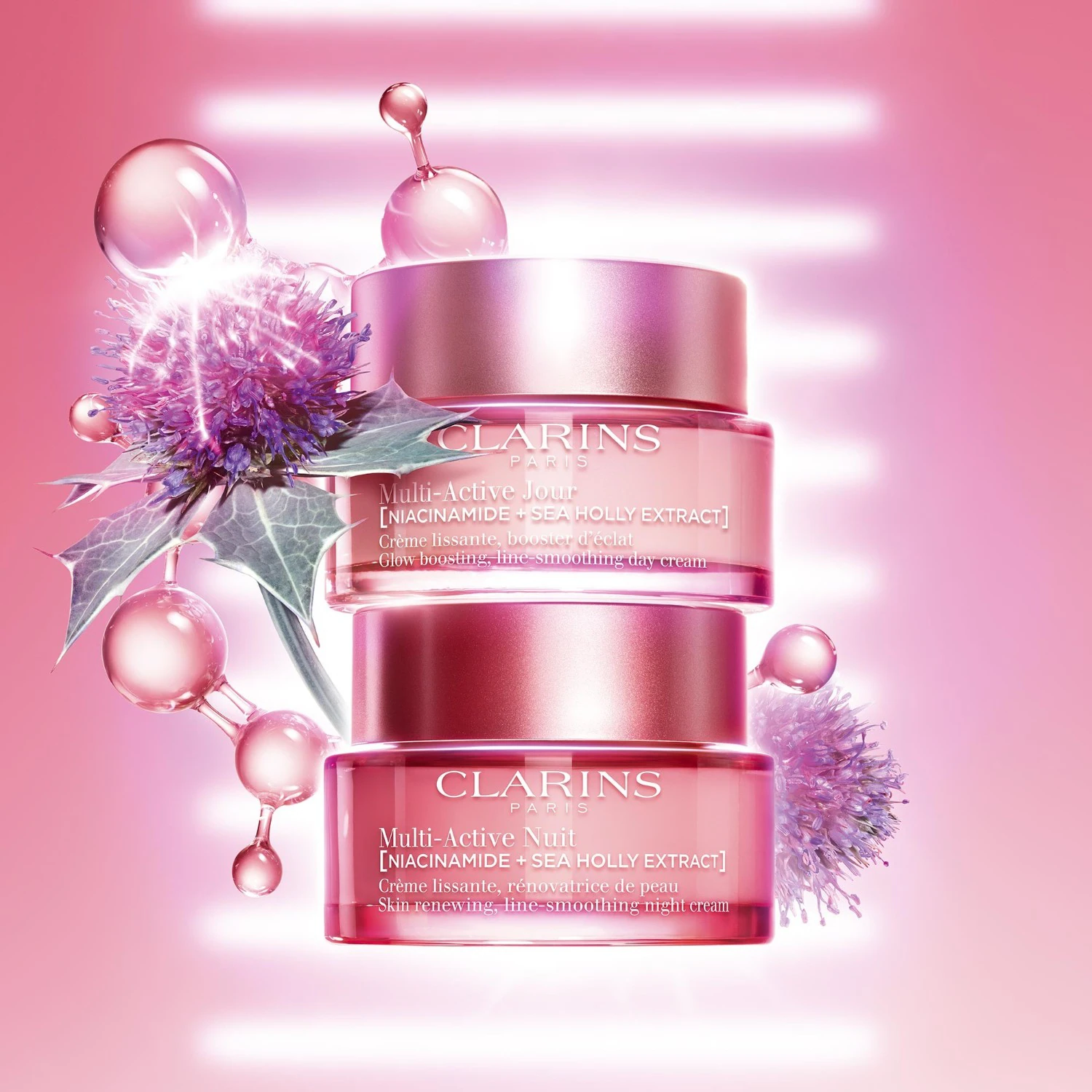 Clarins noćna krema za zaglađivanje, obnova kože - za sve tipove kože
