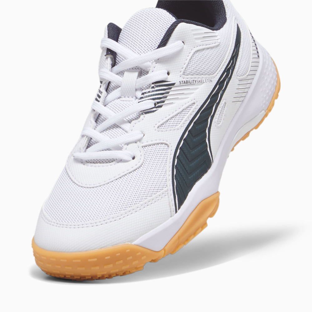 PUMA Solarflash II Hallen Sportschuhe Teenager 106883_07 / weiss