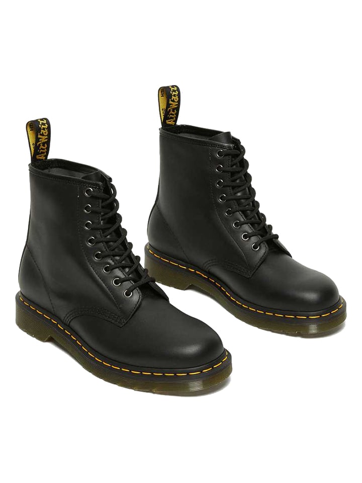 Dr. Martens Leder-Boots in Schwarz günstig kaufen