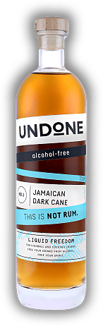 Undone No. 1 Jamaican Dark Cane - Not Rum Undone No. 1 Jamaican Dark Cane - Not Rum Alkoholfreie Alternative zu Spirituosen. 0,7	 Liter