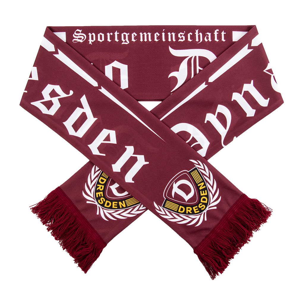 Seidenschal old school weinrot