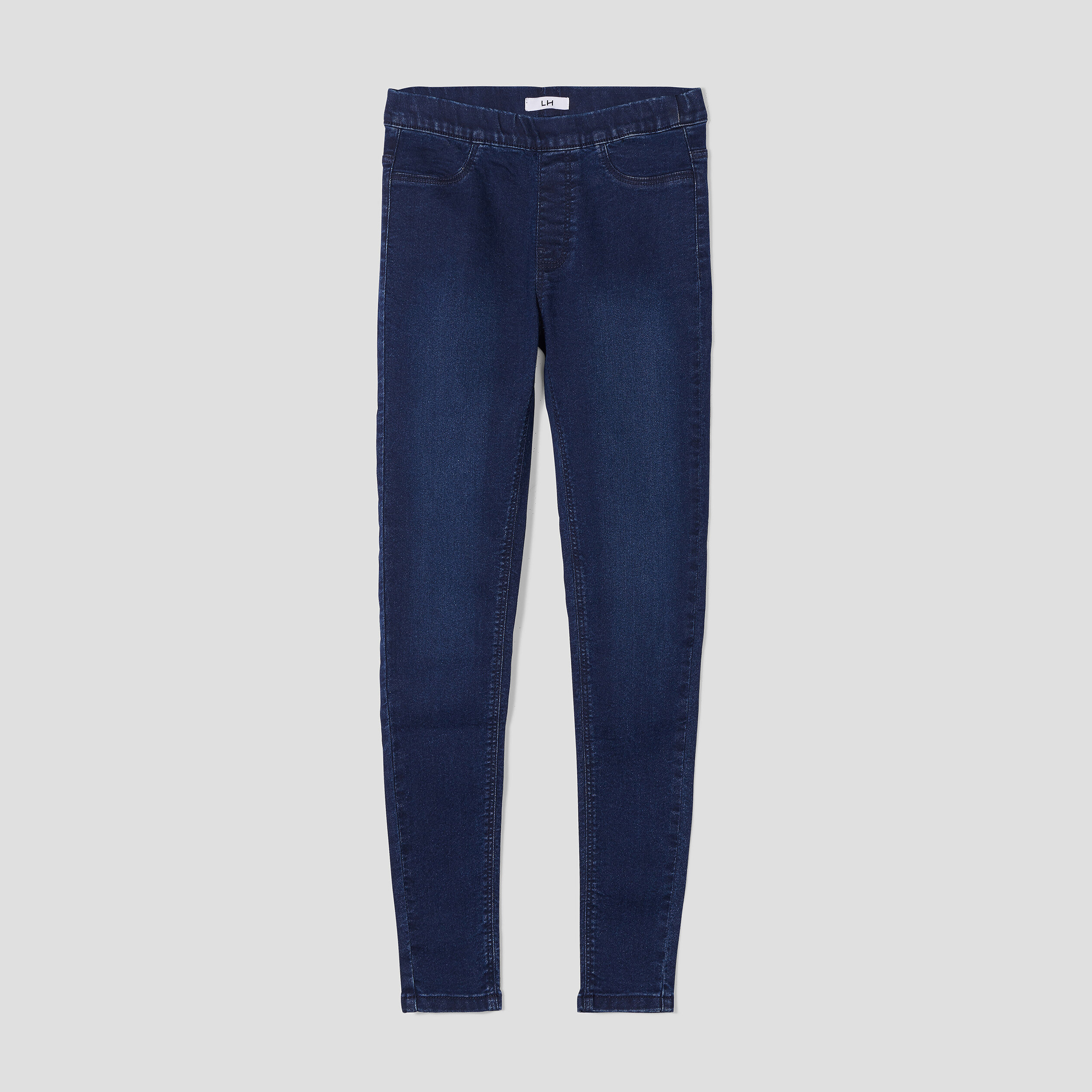 Jegging taille standard denim blue black femme | La Halle