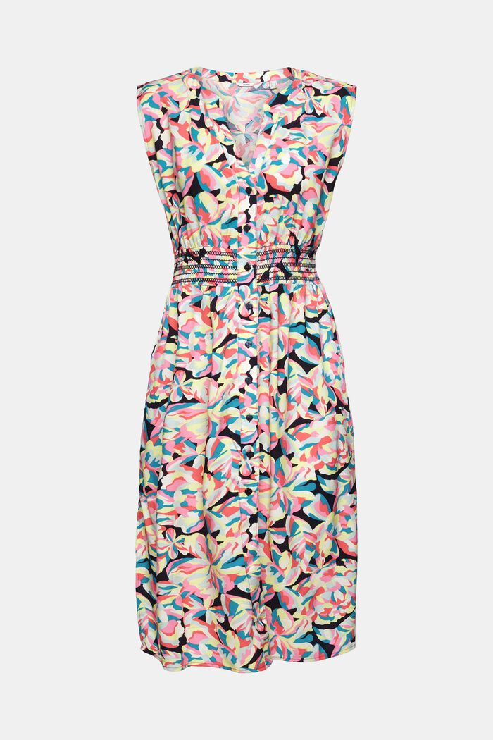Strandkleid mit floralem Allover-Print