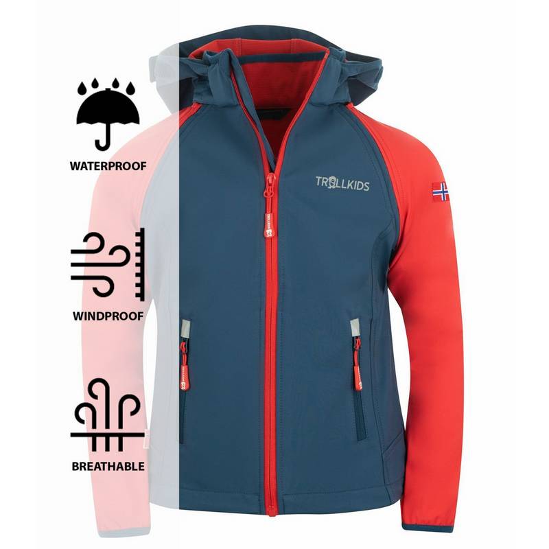 Trollkids Rondane Softshelljacke Kinder