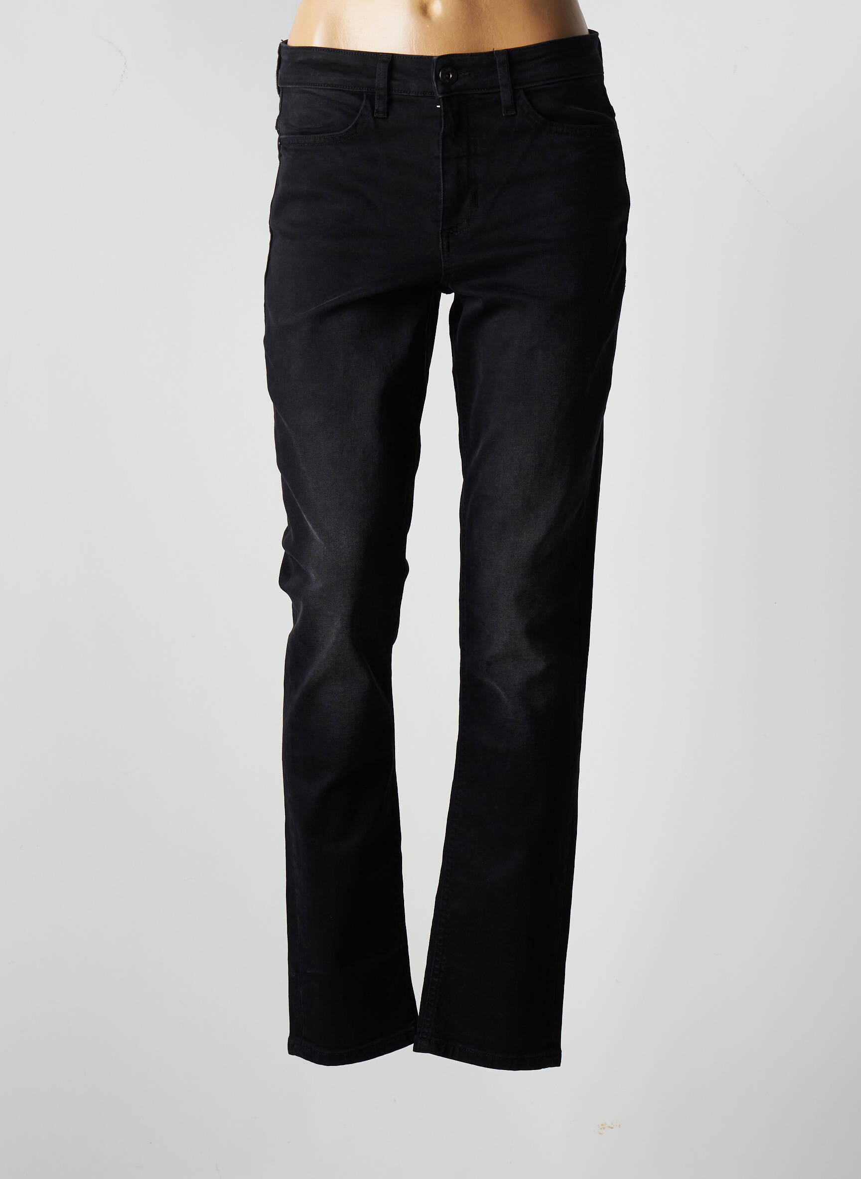 Ichi Jeans Coupe Slim Femme couleur noir