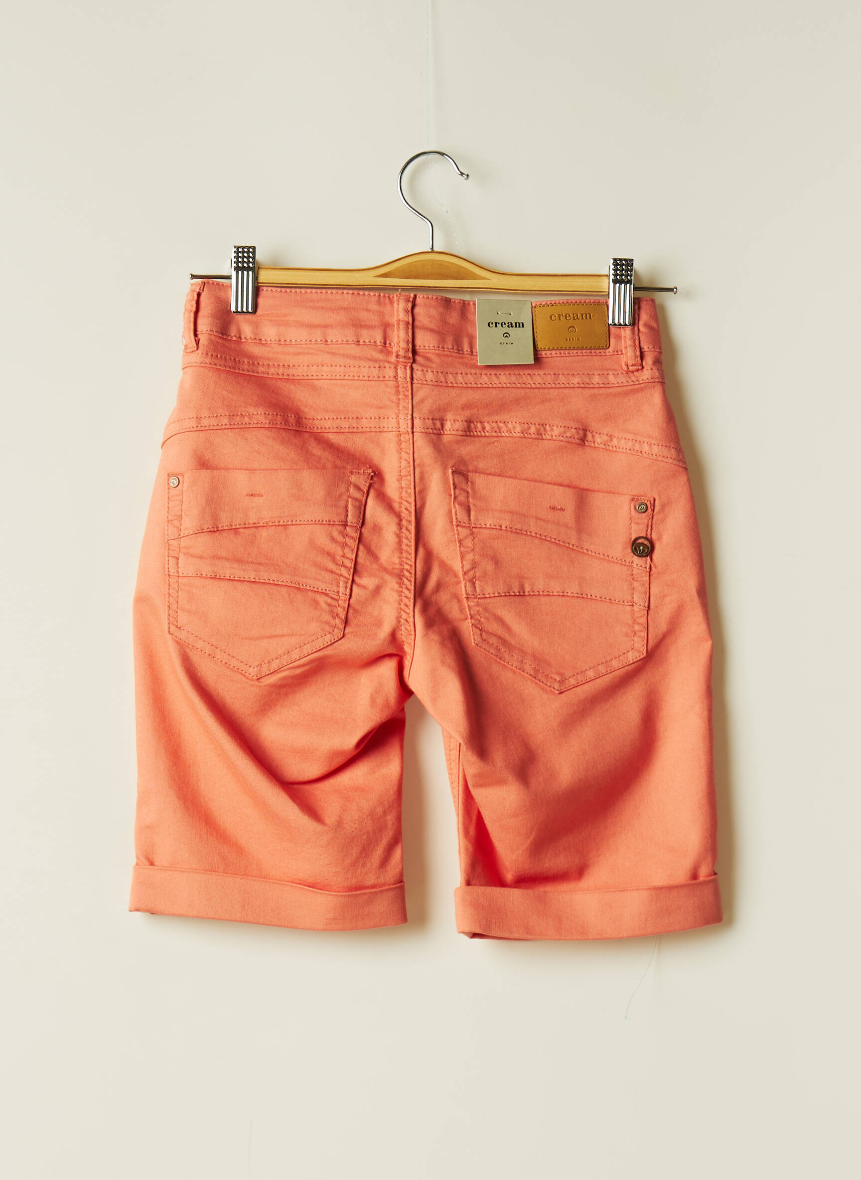 Cream Bermudas Femme couleur orange
