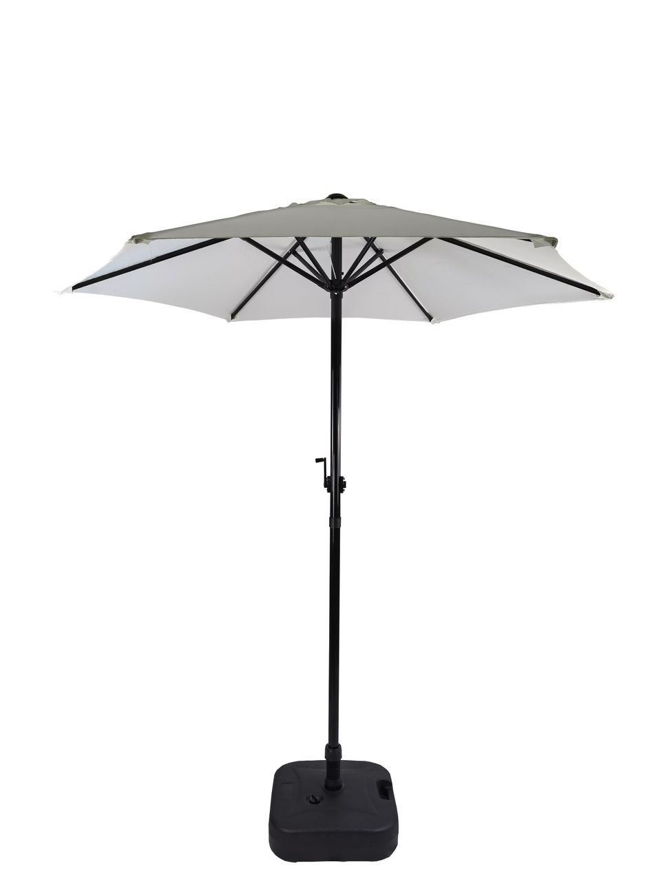 VCM Sonnenschirmständer 45 x 45 Schwarz