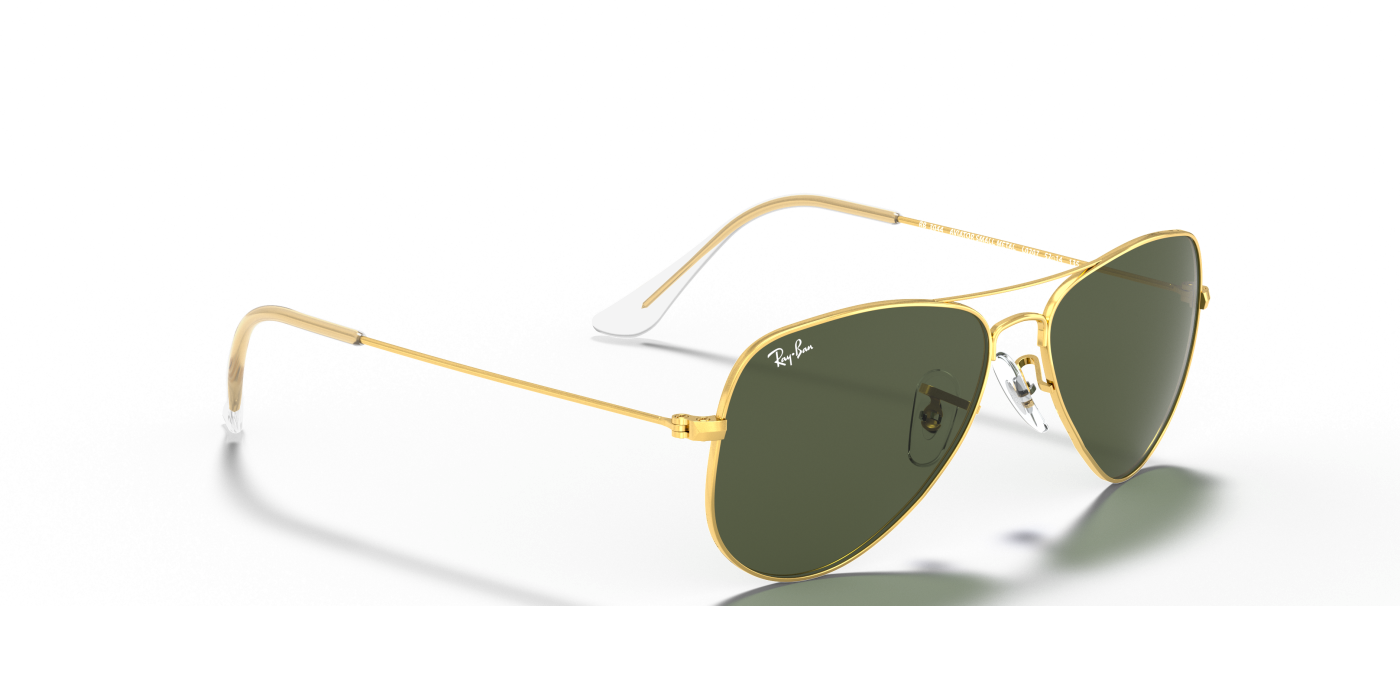 AVIATOR EXTRA SMALL - Cristal Verde Auriu Strălucitor