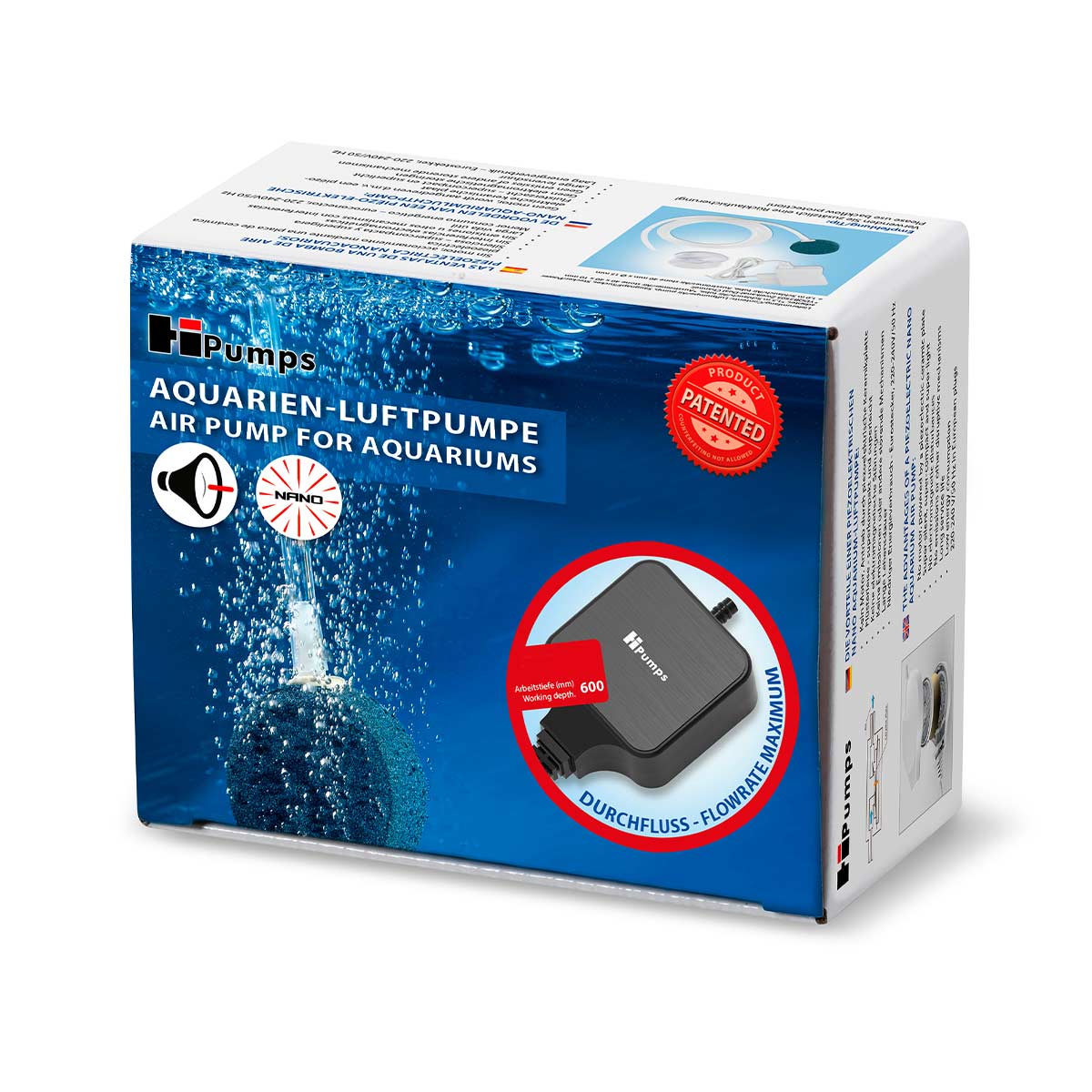 HPumps Belüfterpumpe Nano Piezo schwarz 36l/h kaufen
