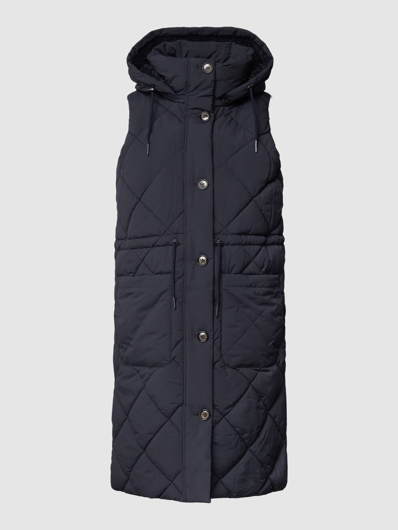Weste mit Label-Details Modell 'Orinsay' in marineblau