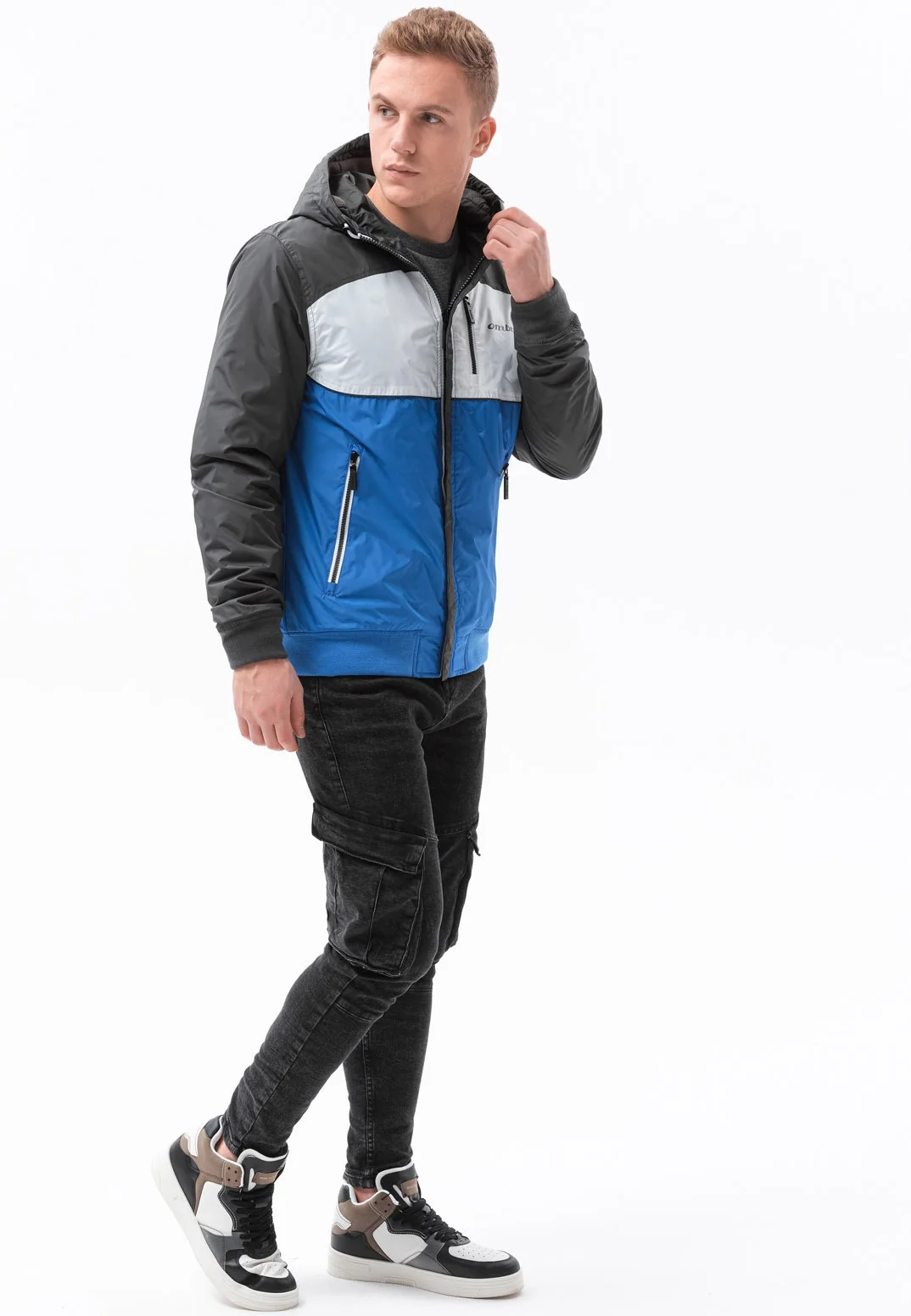 Chaqueta de entretiempo ombré