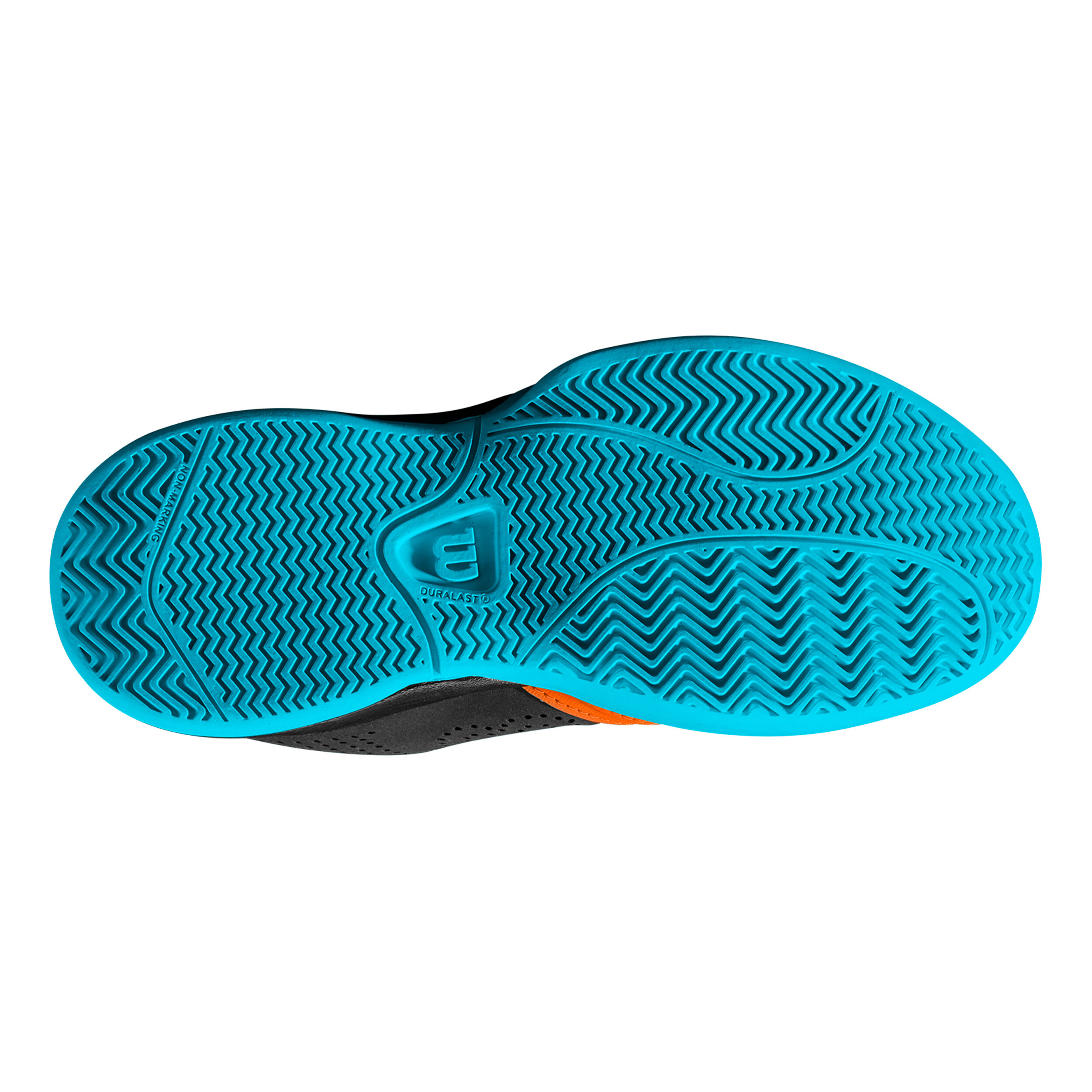 Kaos Allcourtschuh Kinder - Orange, Türkis