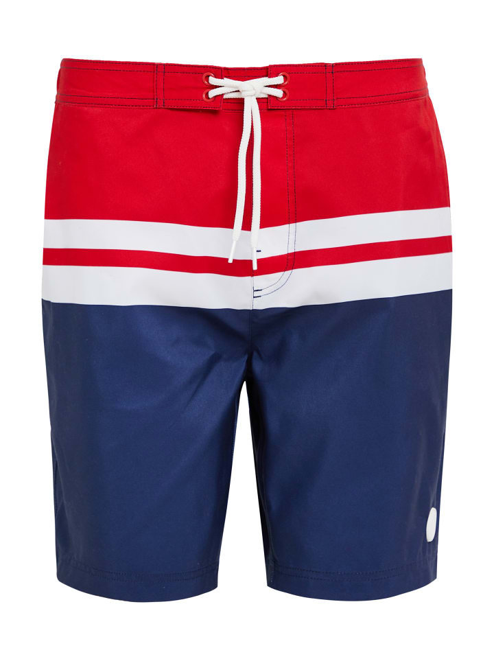 Threadbare Badehose THB Swim Short Kingdom in Navy-Red günstig kaufen