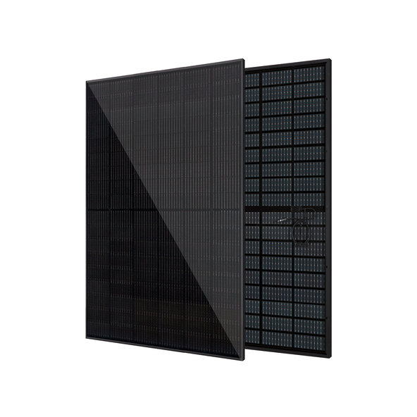 Bifaziales Balkonkraftwerk 900W / 800W inkl. Wandhalterung für Geländer rund