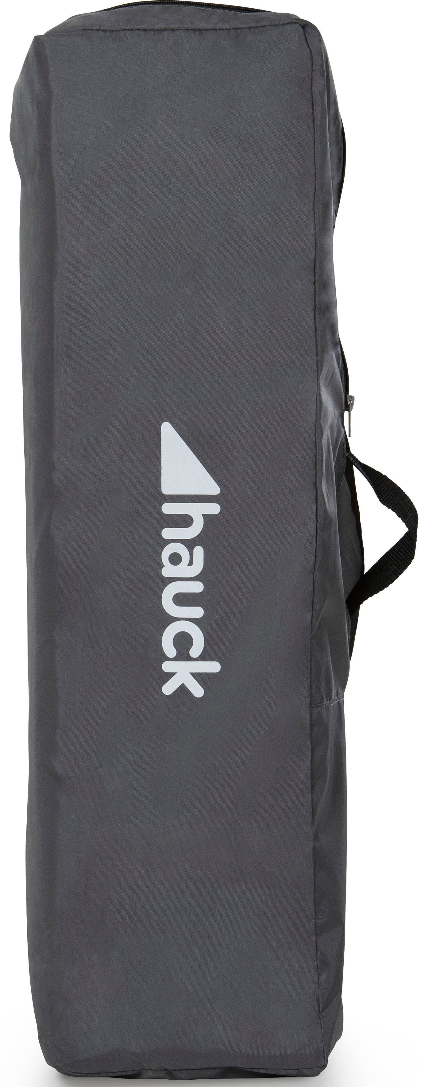 Hauck Baby-Reisebett Dream N Play Plus, grey, inkl. Transporttasche