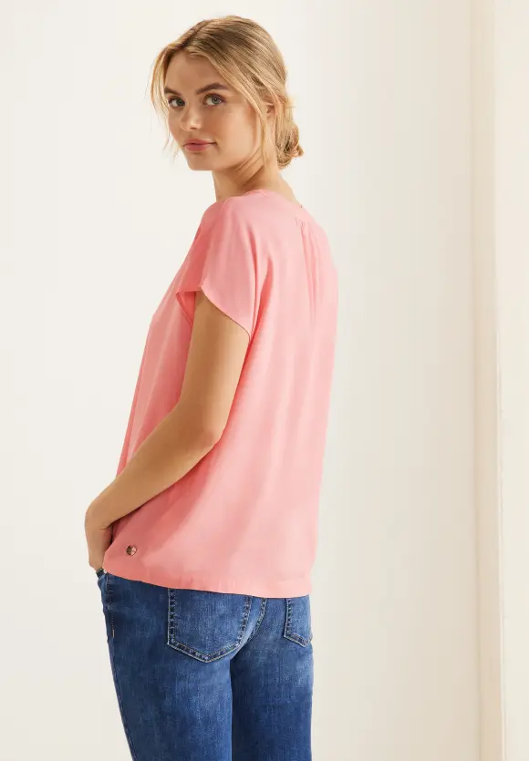 Street One Blusenshirt in Unifarbe