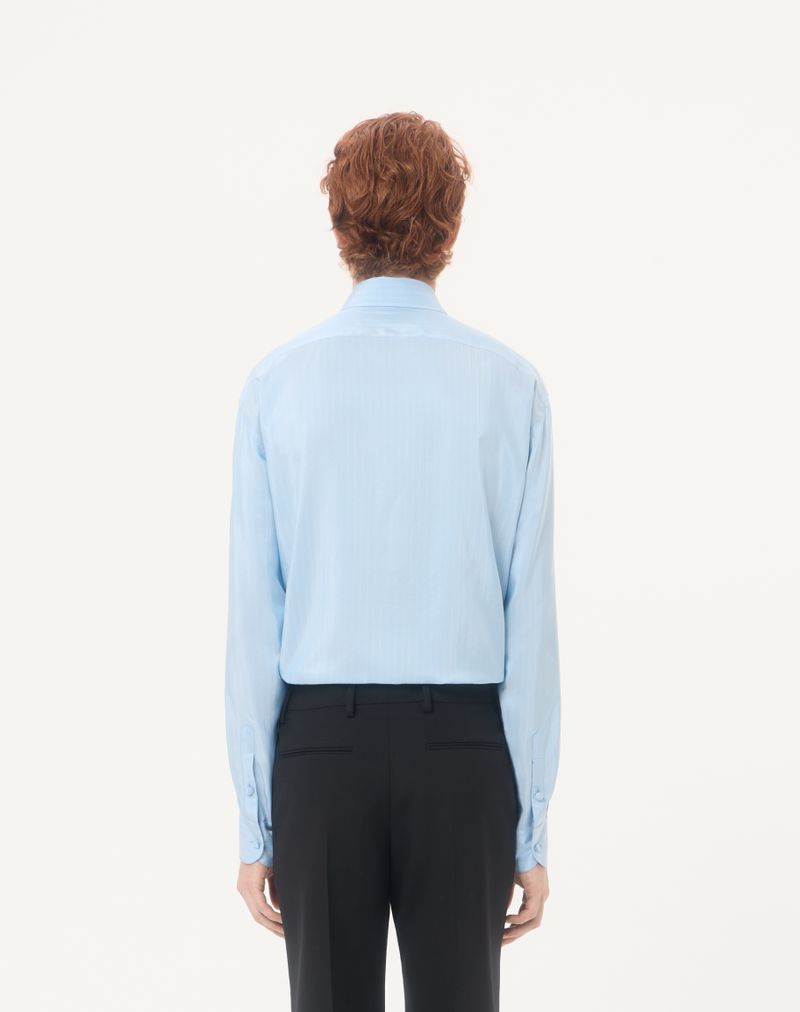 Camisa de seda listrada Valentino