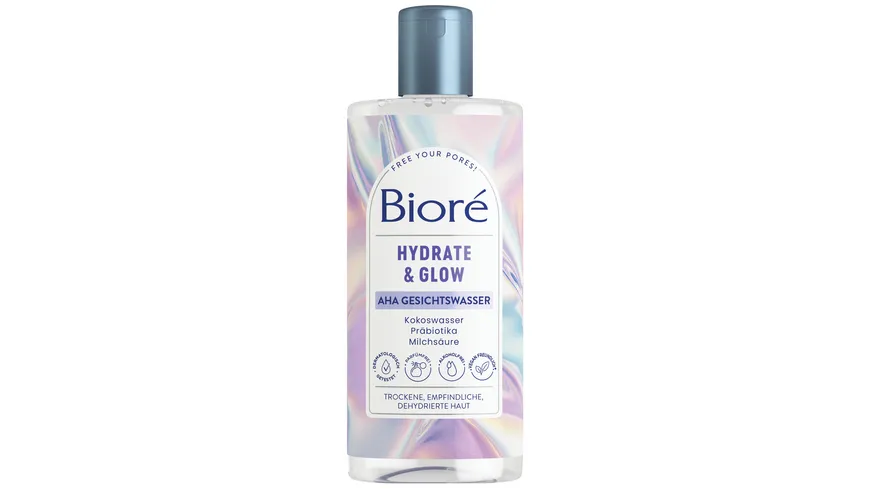BIORÉ Hydrate & Glow AHA Gesichtswasser 235 ml 235 ml