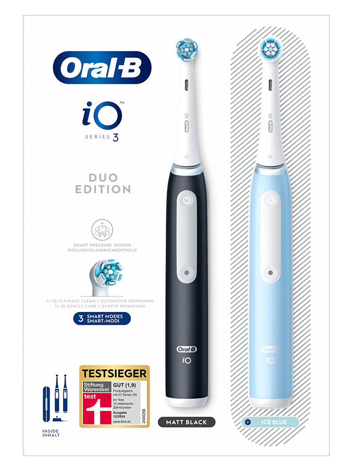 Oral-B 2tlg. Set: Elektr. Zahnbürsten 