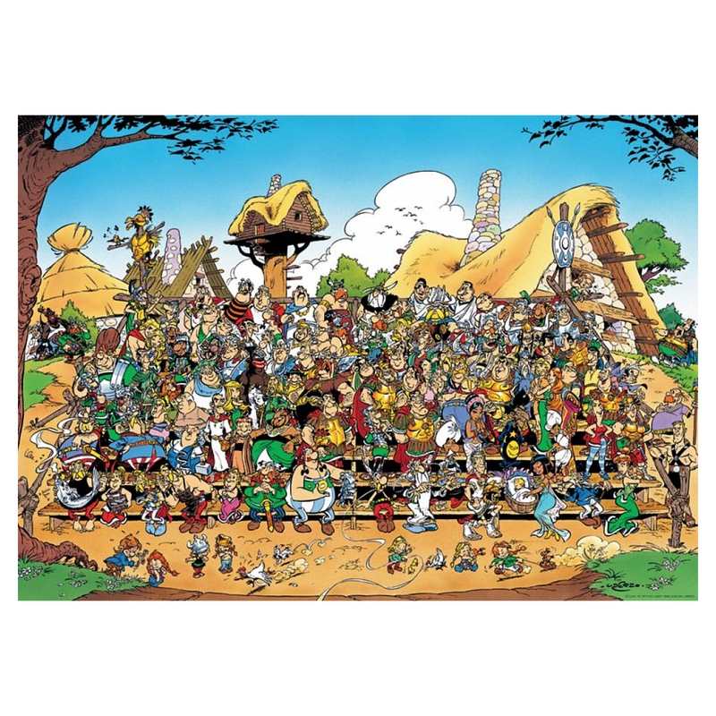 Puzzle photo de famille Astérix 1000 pièces