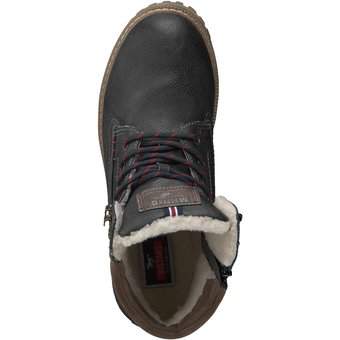 Mustang Schnür Boots in grau