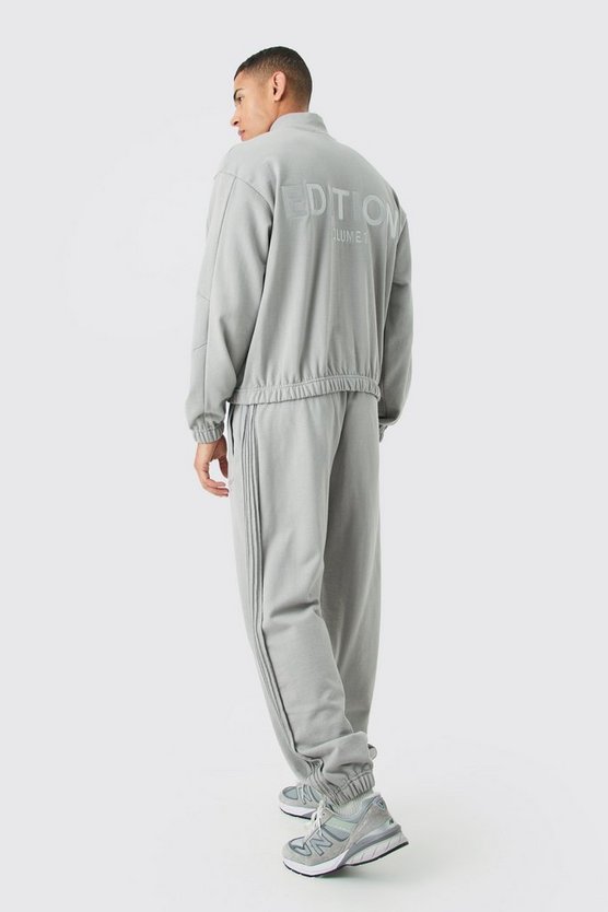 Kastiges Oversize Sweatshirt mit Trichterkragen