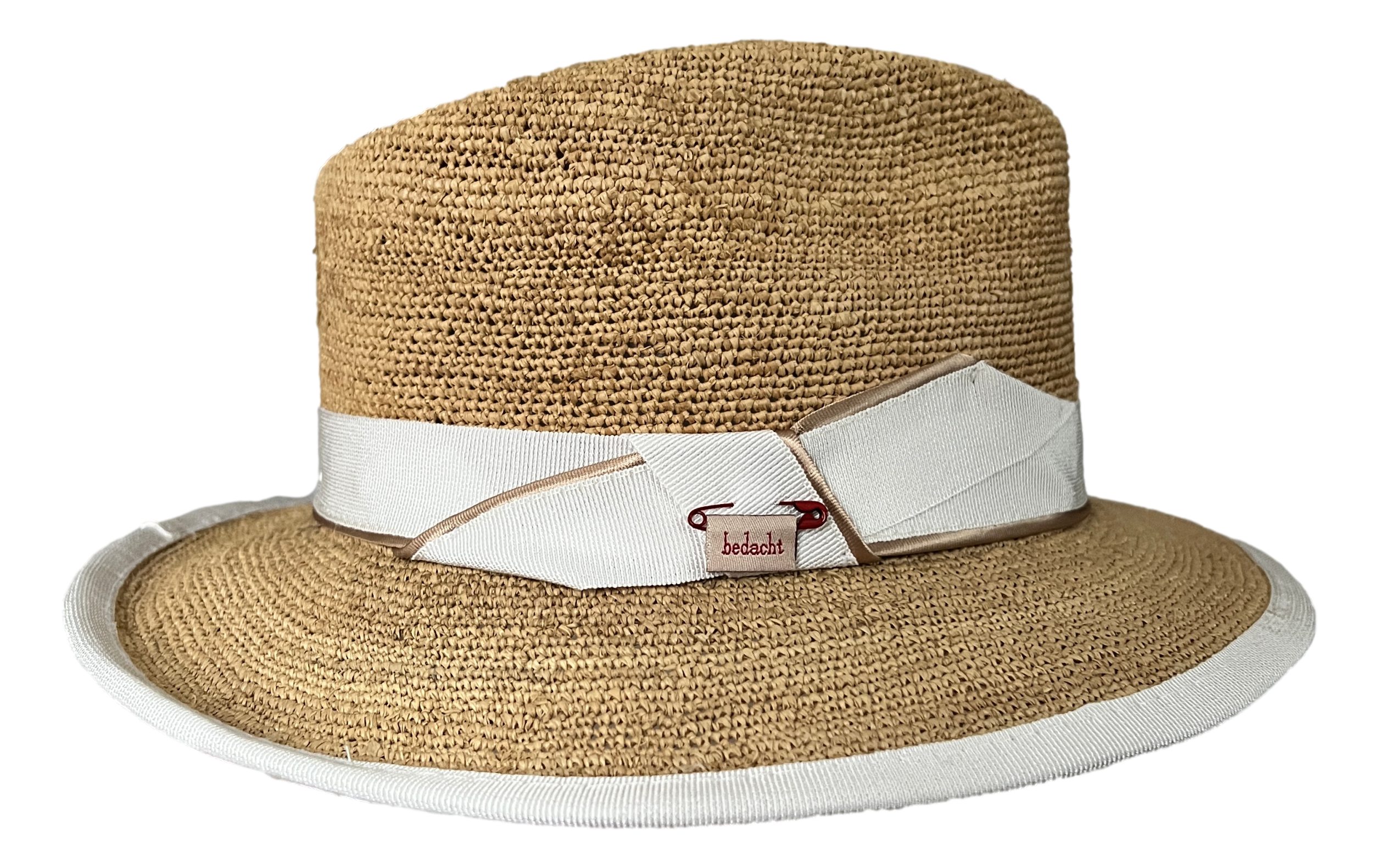 bedacht Outdoorhut bedacht Raffia Fedora Courtney