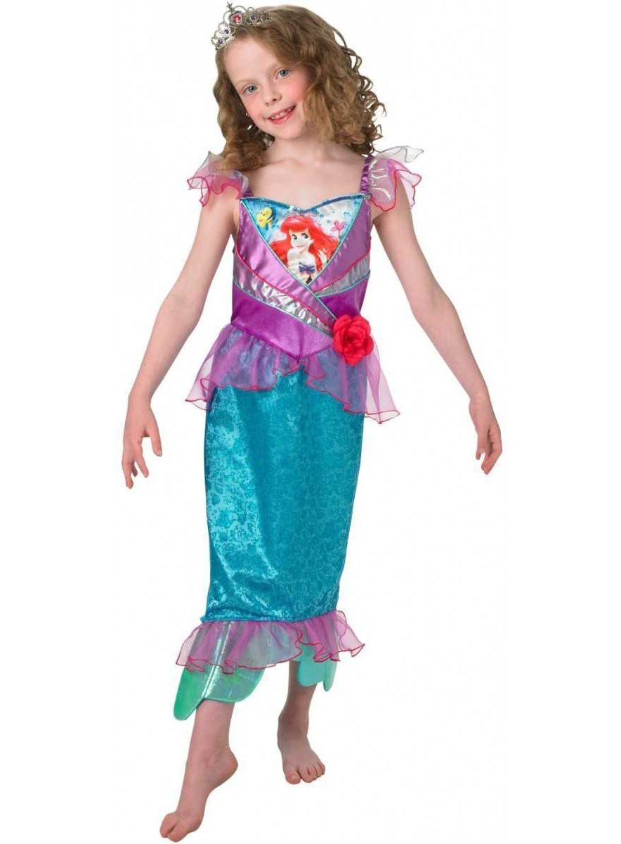 Rubie´s Kostüm  Prinzessin Arielle Glanzkostüm für Kinder, Klassische Märchenprinzessin aus dem  Universum