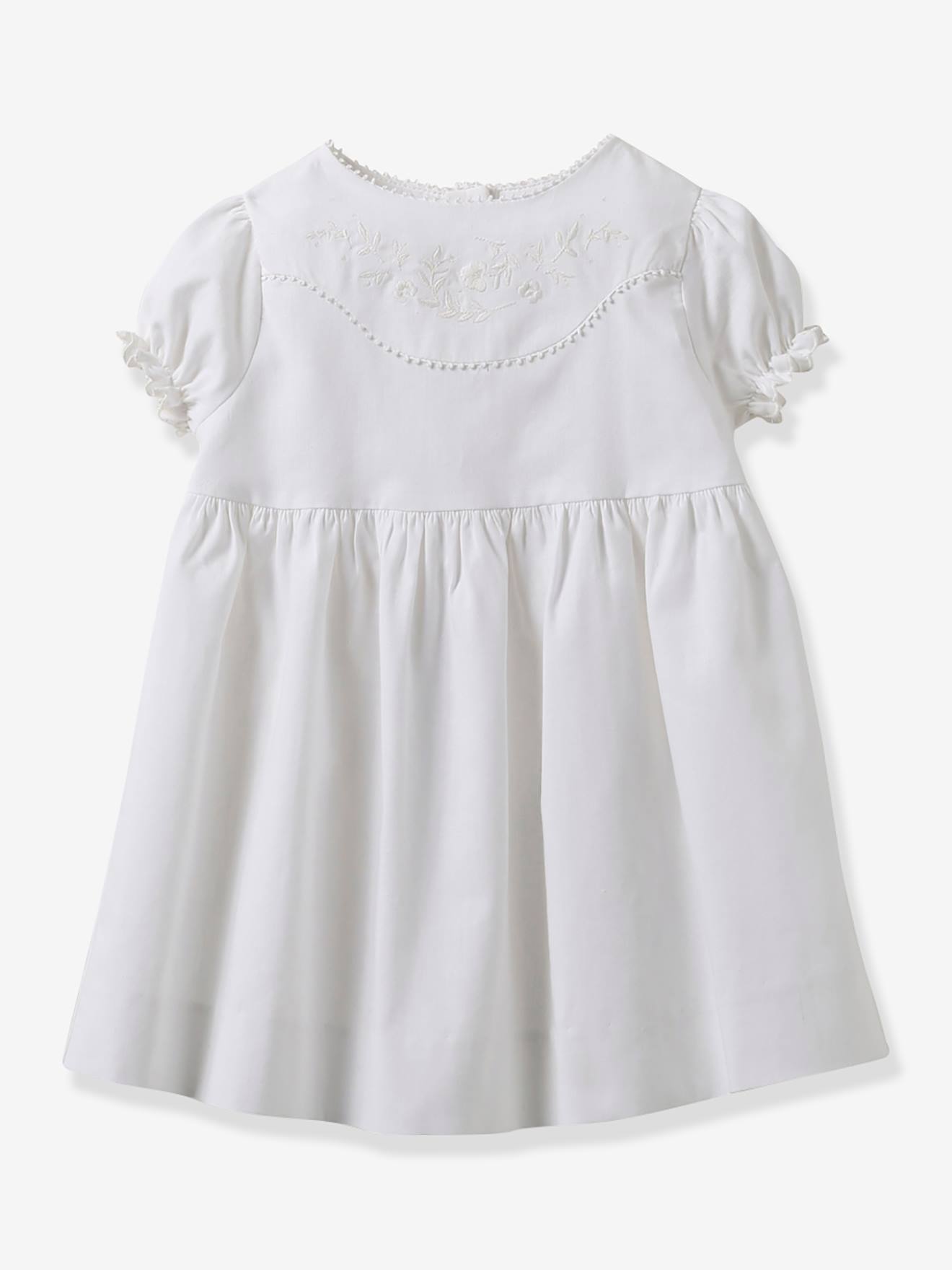 Cyrillus Mädchen Baby Festkleid CYRILLUS - weiß