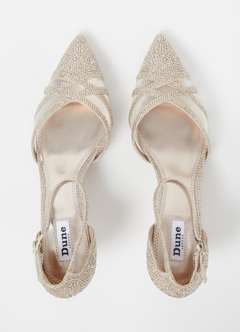Dune London Composed sandalette with rhinestones